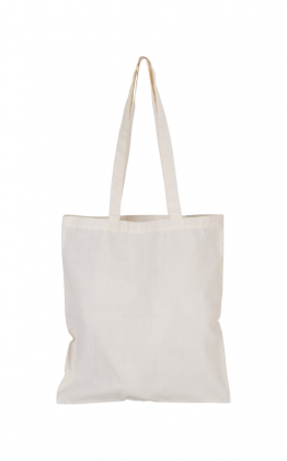 Longish cotton shopping bag
