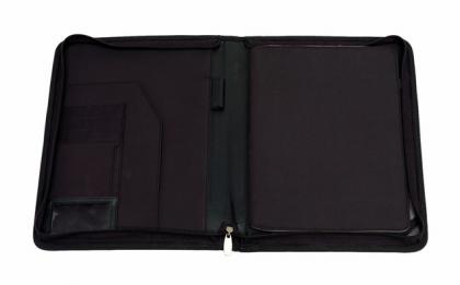Portfolio NOBLESSE in DIN A4 format with integrated holder for tablet PC