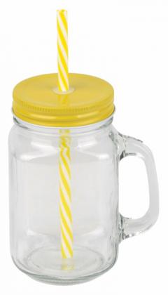 Retro jar mug SUMMER DRINK