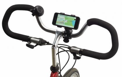 Smartphone holder DOWN HILL for a bicycle