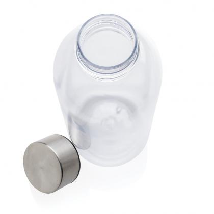 Leakproof water bottle with metallic lid