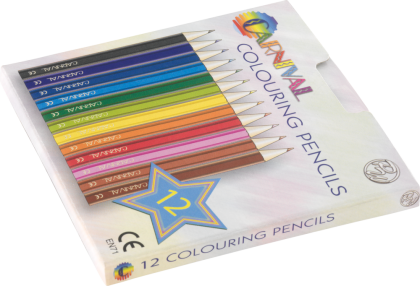Carnival Colouring Pencils - Half Size 12 Pack