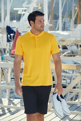 Fruit of the Loom Pique Polo Shirt - Coloured (DTG Print - 305 x 305mm)