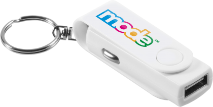 Twister Car Charger (Spot Colour Print)