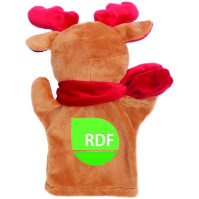 Plush reindeer, hand puppet | Dazzle