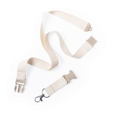 Cotton lanyard with safety catch