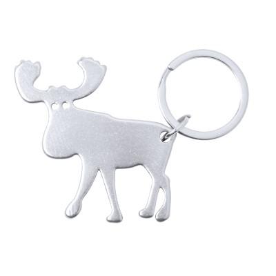 Keyring, bottle opener "reindeer"