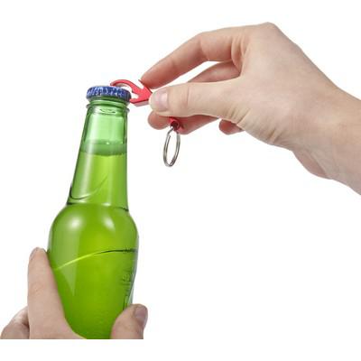 Keyring, bottle opener and can opener