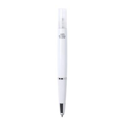 Antibacterial ball pen with atomizer, touch pen