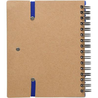 Memo holder, notebook, sticky notes, ball pen