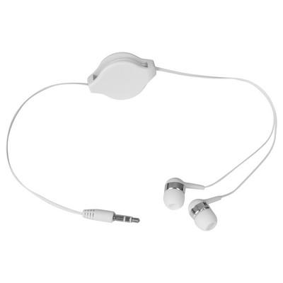 Retractable earphones