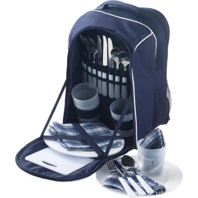 Picnic backpack with cutlery, 25 pcs