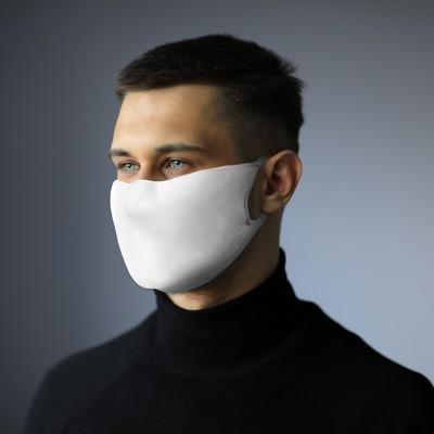 Reusable face mask with filter space and silver ions
