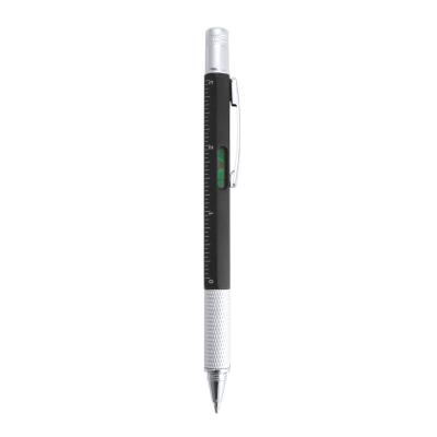 Multifunctional ball pen, ruler, spirit level, screwdriver