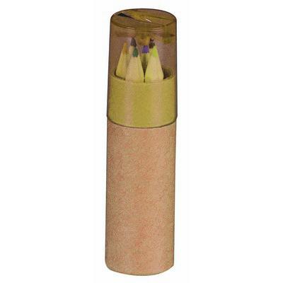 Colour pencil set with pencil sharpener