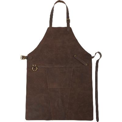 Leather kitchen apron
