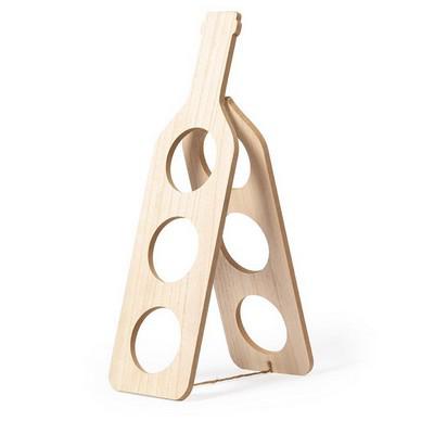 Wooden bottle stand