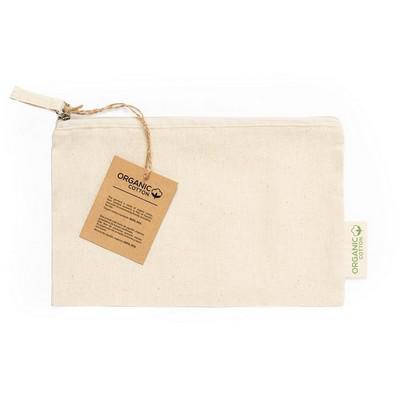 Organic cotton cosmetic bag