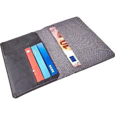 Passport and credit card holder, RFID protection