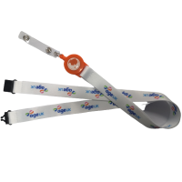 10mm Dye Sublimated Lanyard with Ski Pull (Express Delivery)