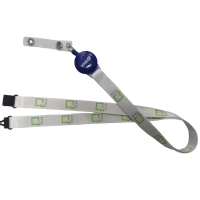 10mm Dye Sublimated Lanyard with Ski Pull (Express Delivery)