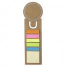Memo holder, sticky notes, bookmark, notebook, ruler