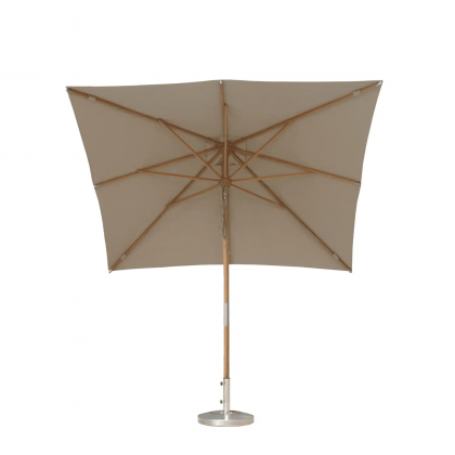 Printed Parasols: Premium Sustainable Fsc Beech Wood Eco Parasol - 2.5m Round Canopy