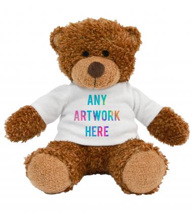 Printed Soft Toy Anne Teddy Bear