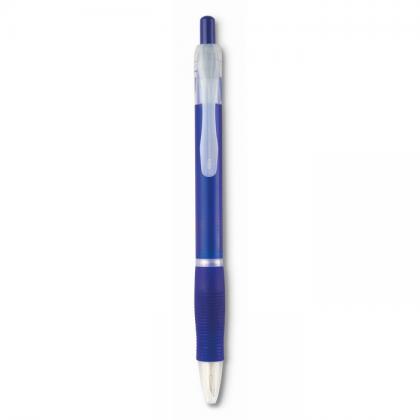 Ball pen with rubber grip