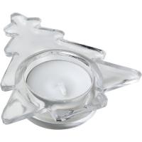 Christmas tree candle holder. (Silver)