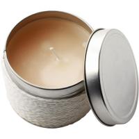 Fragranced candle in a tin (White)