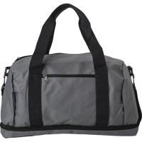 Polyester (600D) sports bag (Black)