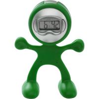 Sport-man clock with alarm (Light green)