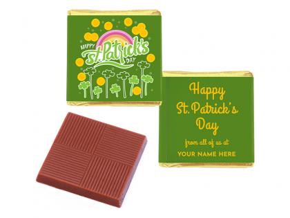 ST PATRICK'S DAY NEAPOLITAN CHOCOLATE SQUARE ECO-friendly