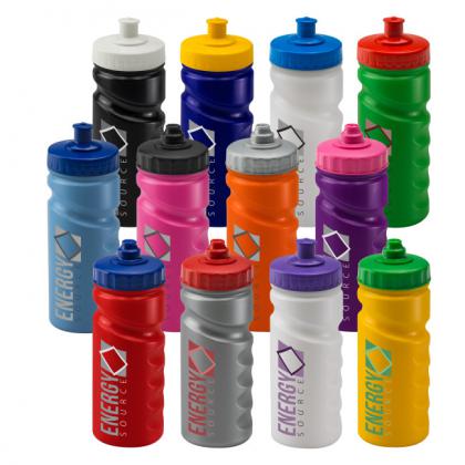 500ml Finger Grip Sports Bottle - Choice of 12 Colours