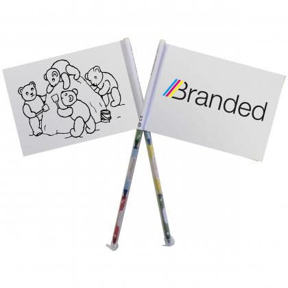 DoodleFlag - The Colouring-In Flag with Crayons