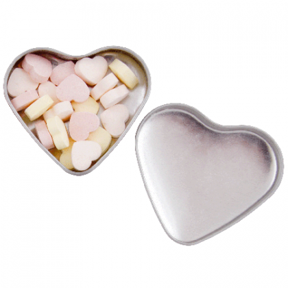 Heart shaped tin