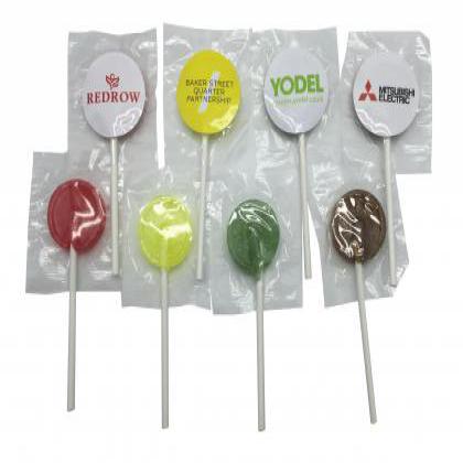 Small Lollipop with Peelable Label`