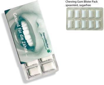 Blister Pack Chewing Gum