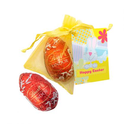 Easter Organza Bag - Lindt Egg
