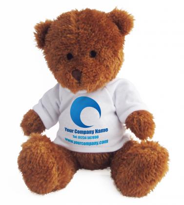 Printed Promotional 18cm Soft Toy James Teddy Bears