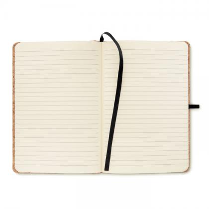 A5 cork notebook 96 lined