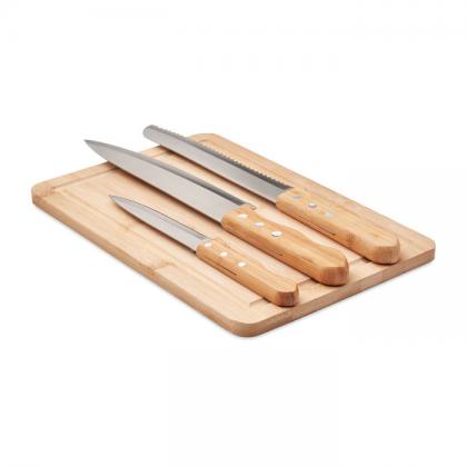 Bamboo cutting board set