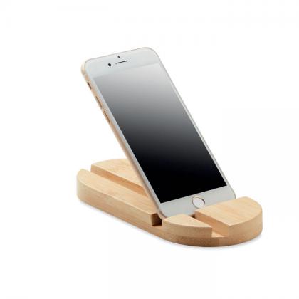 Bamboo tablet/smartphone stand