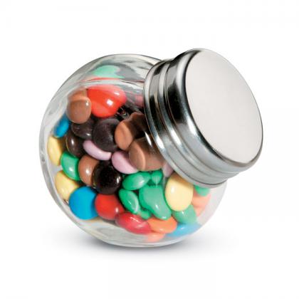 Chocolates in glass holder
