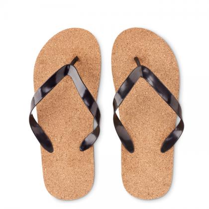 Cork beach slippers M
