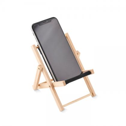 Deckchair-shaped phone stand