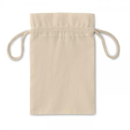 Small Cotton draw cord bag