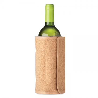 Soft wine cooler in cork wrap