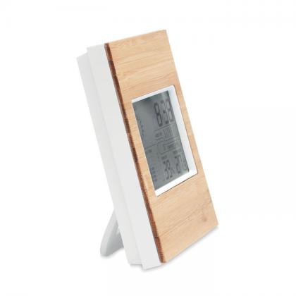 Weather station bamboo front